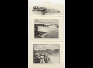 W1U00/ Souvenir of Niagara Falls Leporello AK ca.1900