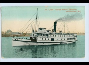 W1V93/ Dampfer S.S. Joan - Vancouver B.C. Kanada AK 1912