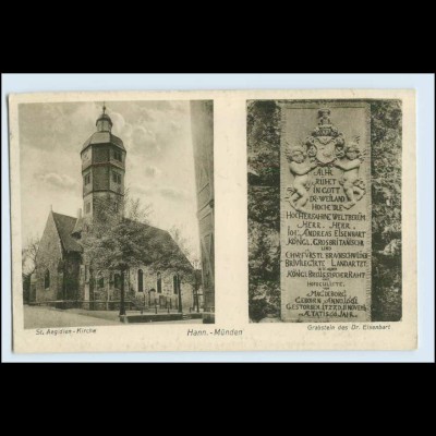 W2K35/ Hann. Münden Kirche AK ca.1920