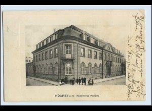 W2N12/ Frankfurt am Main Höchst Kaiserliches Postamt 1913 AK