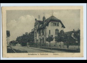 W2V65/ Griesheim b. Darmstadt Schule AK ca.1912