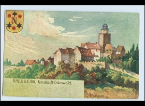 W2V00/ Breuberg Neustadt-Odenwald Burgen der Bergstraße und des Oldenwaldes AK