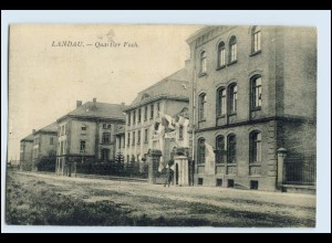W2V79/ Landau Quartier Foch AK Kaserne ca.1919
