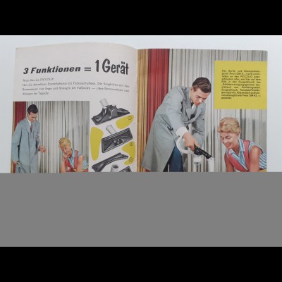C4412/ Piccolo Staubsauger, Werkzeug, Küchengeräte, P Heft Werbung ca.1960-65