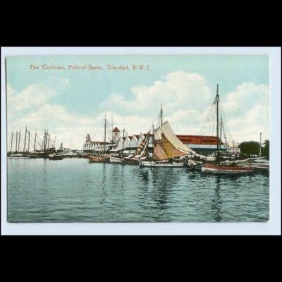 W3H29/ Trinidad Port-of-Spain AK Hafen ca.1912