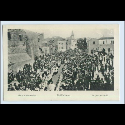 P2Q66/ Bethlehem The Christmas-Day AK ca.1912 Palästina