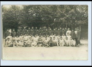 P2W58/ Soldaten Gruppen-Foto AK 1. Weltkrieg 1915