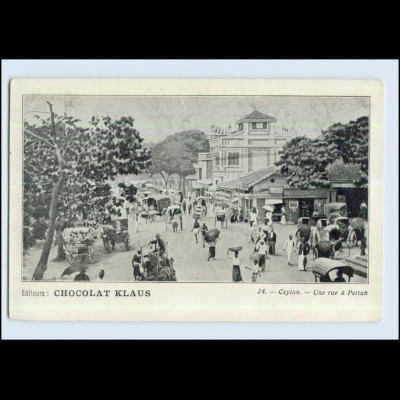 P3E13/ Ceylon - Chocolat Klaus Werbung AK ca.1912