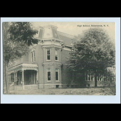 W8B10/ Salamanca N.Y. High School USA AK ca.1910