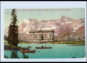 W8H49/ Grand Hotel Misurina Südtirol Italien 1908 AK