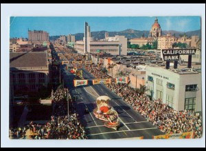 W8Z10/ Pasadena California Tornament of Roses Parade USA AK ca.1960
