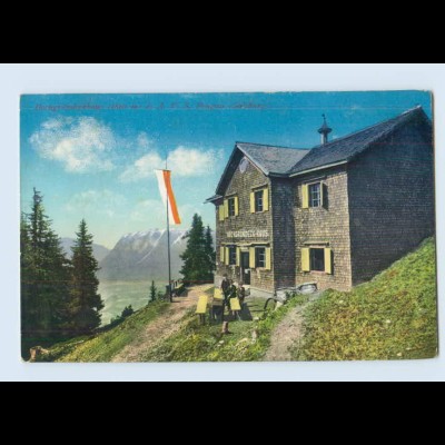P3W47/ Hochgründeckhaus Pongau AK Berghütte ca.1912 Photochromie