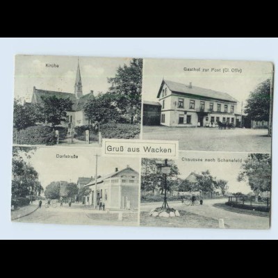 G253-2211/ Wacken Gasthof zur Post, Dorfstr. AK 1922