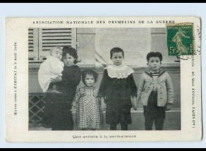 W9S70/ Association Nationale des Orphelins de la Guerre 1914 AK Paris