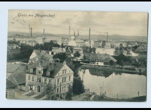 N1649-027./ Gruß aus Neugersdorf/Sachsen Panorama AK 1907