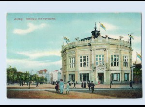 K208/ Leipzig Roßplatz mit Panorama AK ca.1912