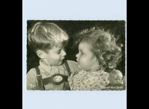 X1Q39/ Verlag Popp Kinder schauen sich an ca.1965 Foto AK