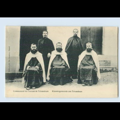 L894/ Klostergemeinde van Trivandrum Kerala Indien AK Mission ca.1905