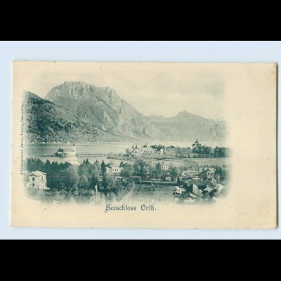 M072-O.-Ö./ Seeschloß Orth b. Gmunden AK ca.1900