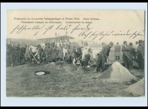 N2846/ Französ. Kriegsgefangene im Lager Wahn 1914