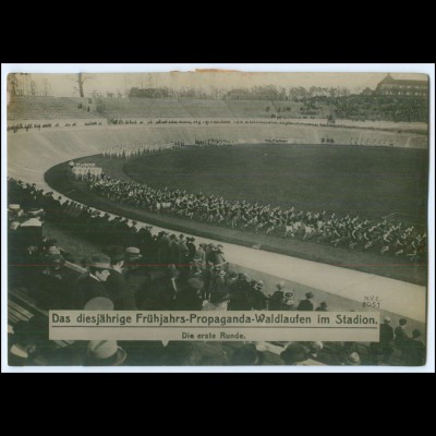 Y1902/ Frühjahrs-Propaganda-Waldlaufen im Stadion Foto ca.1935 17 x 12 cm