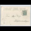 Y2480/ Mondschein AK Litho Silberdruck 1902 