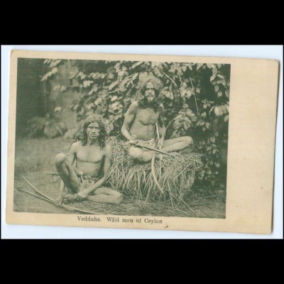 N8120/ Veddahs Wild men of Ceylon AK ca.1900