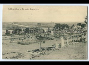Y2808/ Euvezin Lothringen Lorraine France Friedhof 1.Weltkrieg Feldpost AK 1915