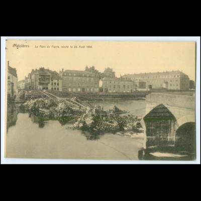 Y2866/ Mezieres Le Pont de Pierre 1. Weltkrieg AK Frankreich France 1914