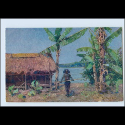 Y3271/ Kolonialkriegerdank Kolonien AK Papua in Neuguinea ca.1915