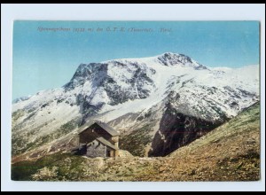 Y3858/ Spannagelhaus des Ö.T.K. Tuxertal Tirol Berghütte AK ca.1910 Photochromie