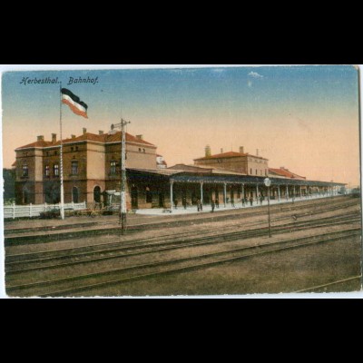 Y5462/ Herbesthal Bahnhof AK ca.1915