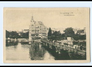 Y5570/ Königsberg Schloßteichbrücke Ostpreußen AK 1916