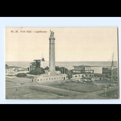 Y6921/ Ports Said Loghthouse Leuchtturm Ägypten AK ca.1910
