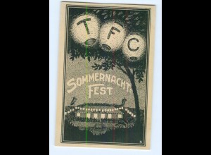 Y9061/ T.F.C. Sommerfest Fest-Postkarte AK ca.1920