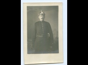 Y9638/ Soldat mit Pickelhaube Foto AK ca.1910
