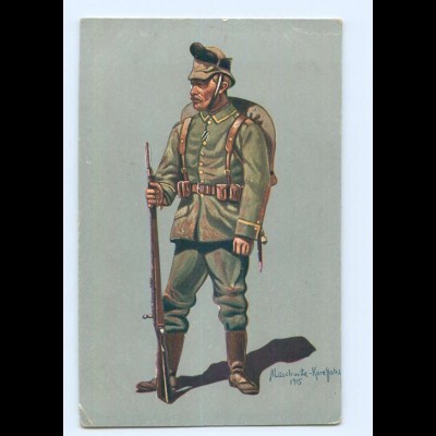 Y9501/ Unteroffizier des Schützen Regiment Prinz Georg 108 AK 1915 1.Weltkrieg