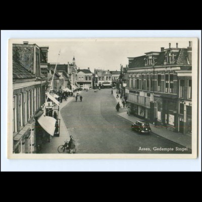 XX001633/ Assen Gedempte Singel Foto Ak 1951 Niederlande 