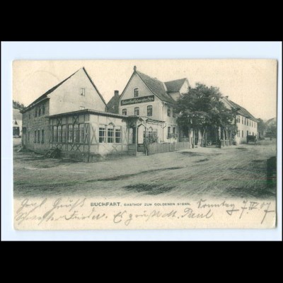 XX001488-994./ Buchfart Gasthof Zum goldenen Stern AK 1907