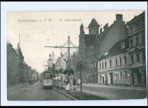 XX002335-147./ Brandenburg St. Annenstraße Straßenbahn 1920 AK