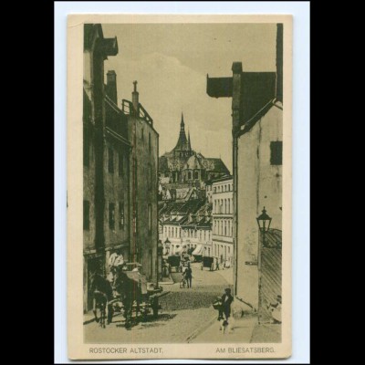 XX002386-18./ Rostocker Altstadt Am Bliesatsberg 1917 AK