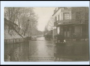 U4136/ Rueil La crue de la Seine 1910 Foto AK Frankreich (925.)