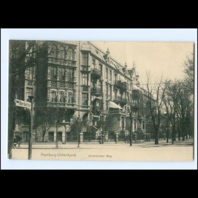XX003697/ Hamburg Uhlenhorst Uhlenhorster Weg AK ca.1910