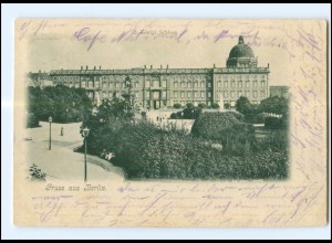 Y10648/ Gruß aus Berlin Schloß AK 1901