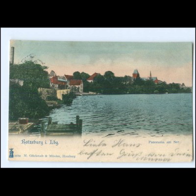 U4409-2418/ Ratzeburg Panorama am See 1903 AK