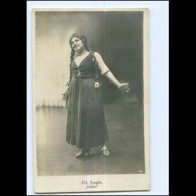 Y10964/ Frl Ivogün "Undine" Opern Foto AK ca.1920