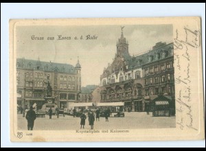 Y11153/ Gruß aus Essen Kopstadtplatz und Kolosseum 1903 AK