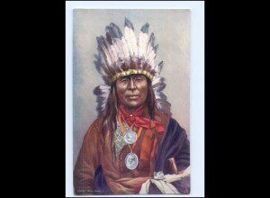 U5386/ Indianer Indians Chief Iron Owl Tuck`s AK ca.1910