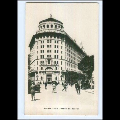 U5295/ Buenos Aires Banco de Boston Foto AK ca.1930 Argentinien