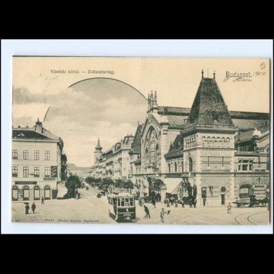 U6855/ Budapest Zollamtsring Straßenbahn AK 1903